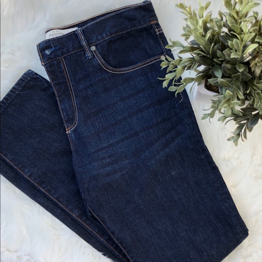 Abercrombie & Fitch Dark Denim Skinny Jeans 26 2